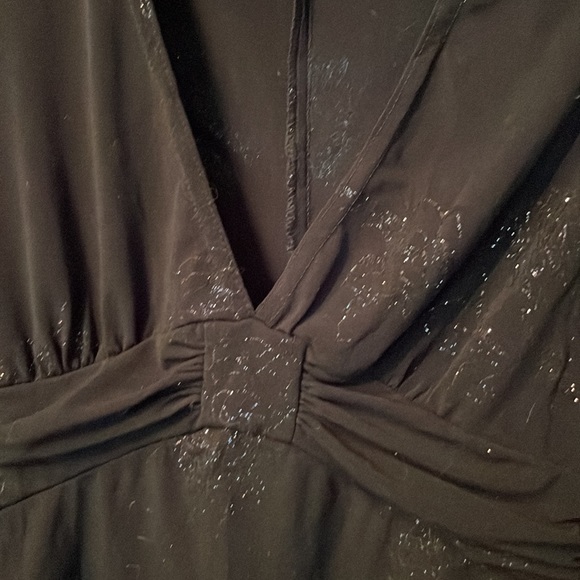 A-list Black dressy tank top with sparkles - Picture 3 of 4